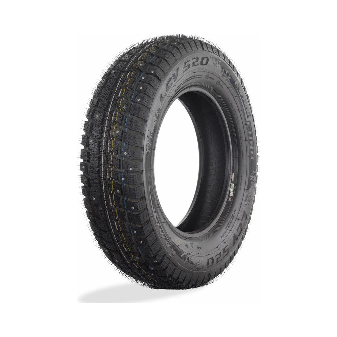 185/75 C R16  КАМА Euro 520 шип 104/102R Вид 0